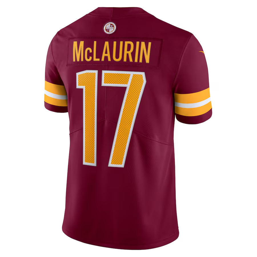 Jamed W.Commanders #17 Terry McLaurin Player Burgundy Vapor Limited Stitched Jerseys