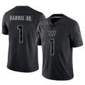 Jamed W.Commanders #1 Deebo Samuel Sr Player Black RFLCTV Limited Football Jerseys