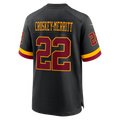 Jamed W.Commanders #22 Jacory Croskey-Merritt Black Hail Raiser Alternate Game Stitched Jerseys
