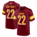 Jamed W.Commanders #22 Jacory Croskey-Merritt Player Burgundy Home Game Stitched Jerseys