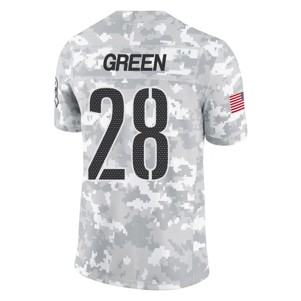 Jamed W.Commanders #28 Darrell Green Player  Arctic Camo Salute To Service Limited Stitched Jerseys