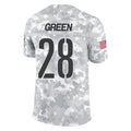 Jamed W.Commanders #28 Darrell Green Player  Arctic Camo Salute To Service Limited Stitched Jerseys