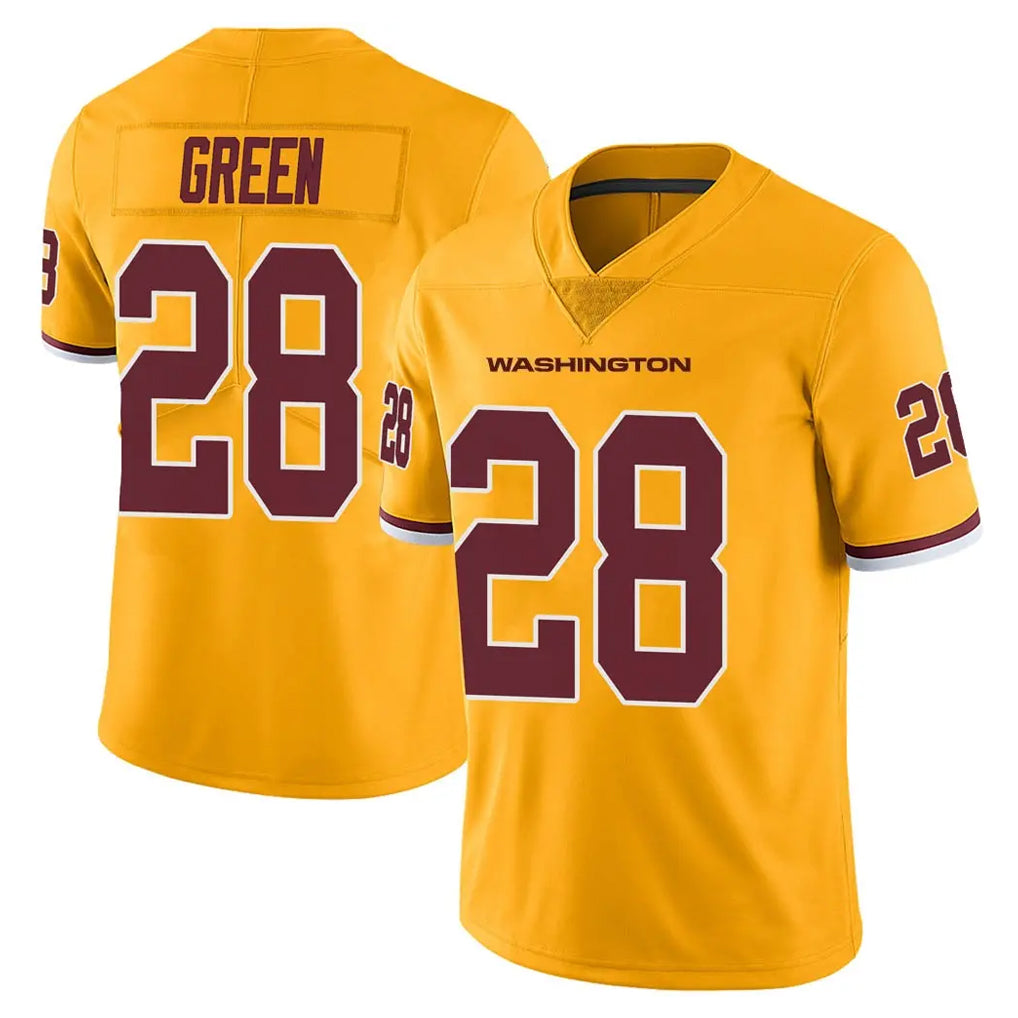 Jamed W.Commanders #28 Darrell Green Player  Gold Vapor Limited Stitched Jerseys
