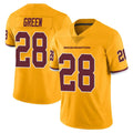 Jamed W.Commanders #28 Darrell Green Player  Gold Vapor Limited Stitched Jerseys