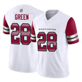 Jamed W.Commanders #28 Darrell Green Player  White Vapor F.U.S.E. Limited Stitched Jerseys