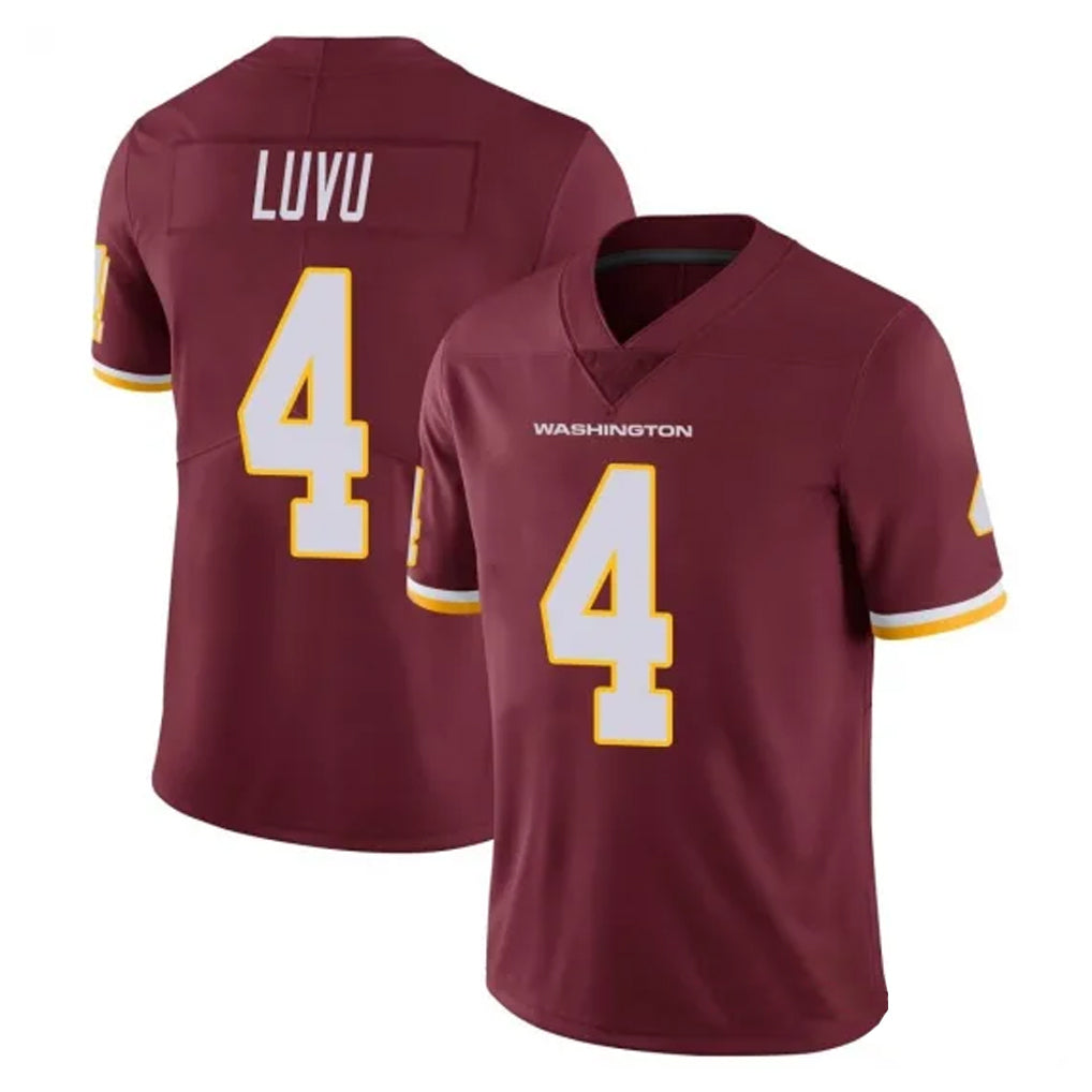 Jamed W.Commanders #4 Frankie Luvu Player Burgundy Vapor Limited Stitched Jerseys