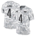 Jamed W.Commanders #4 Frankie Luvu Player Limited Arctic Camo Salute to Service Stitched Jerseys