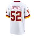 Jamed W.Commanders #52 Sonny Styles White Game Super Bowl Era Stitched Jerseys
