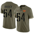 Jamed W.Commanders #54 Bobby Wagner Player Olive Salute To Service Limited Stitched Jerseys