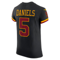 Jamed W.Commanders #5 Jayden Daniels Black Alternate Vapor F.U.S.E. Elite Stitched Jerseys
