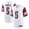 Jamed W.Commanders #5 Jayden Daniels White 2024 Draft First Round Pick Player Game Stitched Jerseys