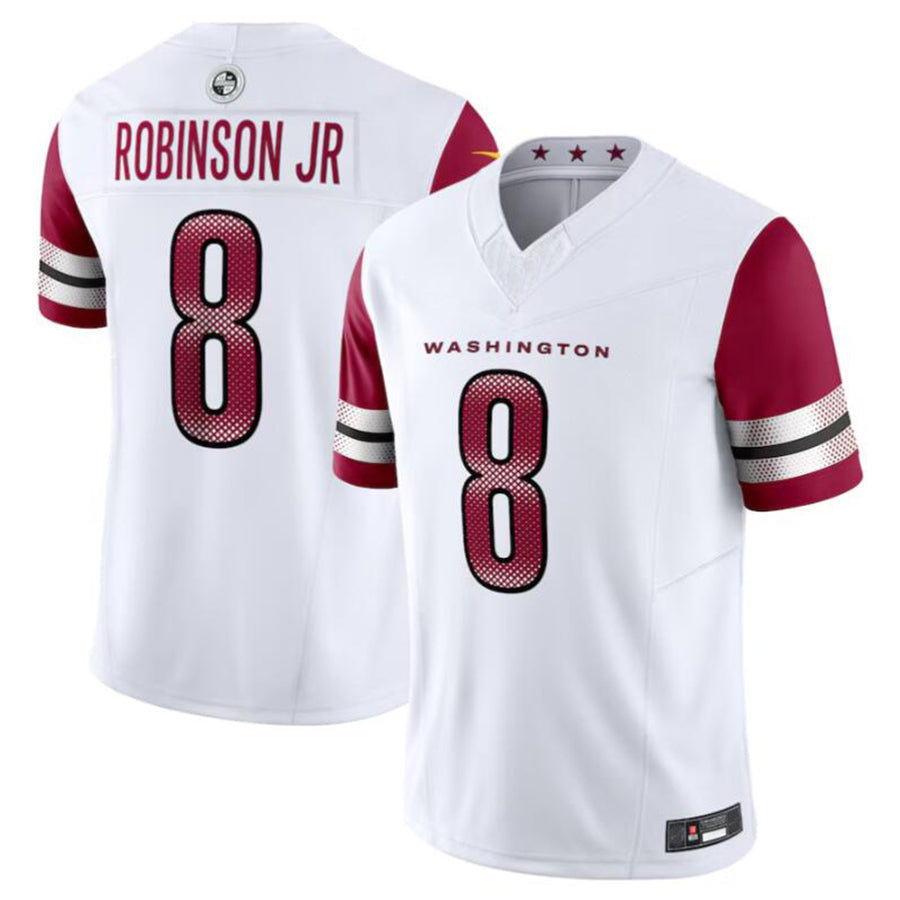 Jamed W.Commanders #8 Brian Robinson Jr. White Vapor F.U.S.E. Limited American Stitched Jersey