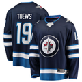 Jamed W.Jets #19 Jonathan Toews Navy Home Breakaway Jerseys