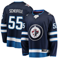 Jamed W.Jets #55 Mark Scheifele Navy Breakaway Replica Jerseys
