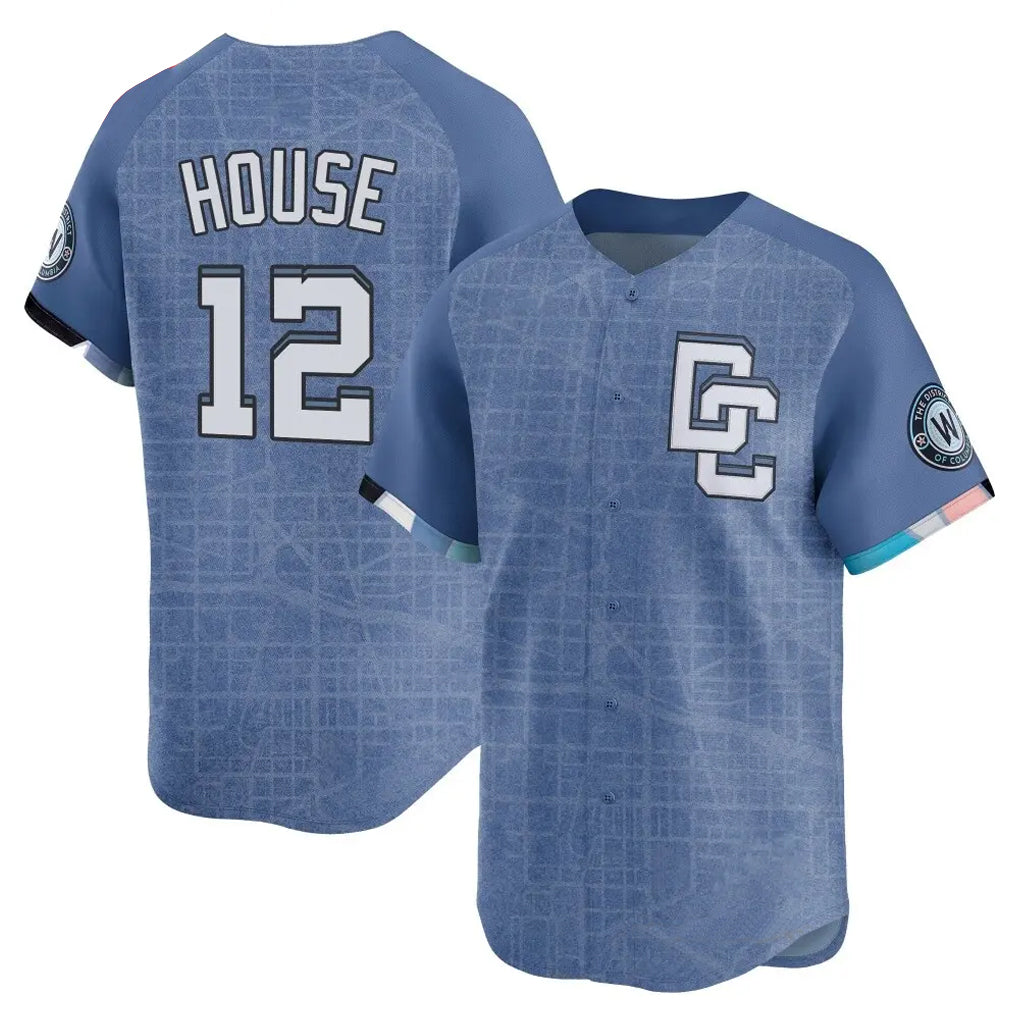 Jamed W.Nationals #12 Brady House Player Blue Limited City Connect Stitched Jerseys