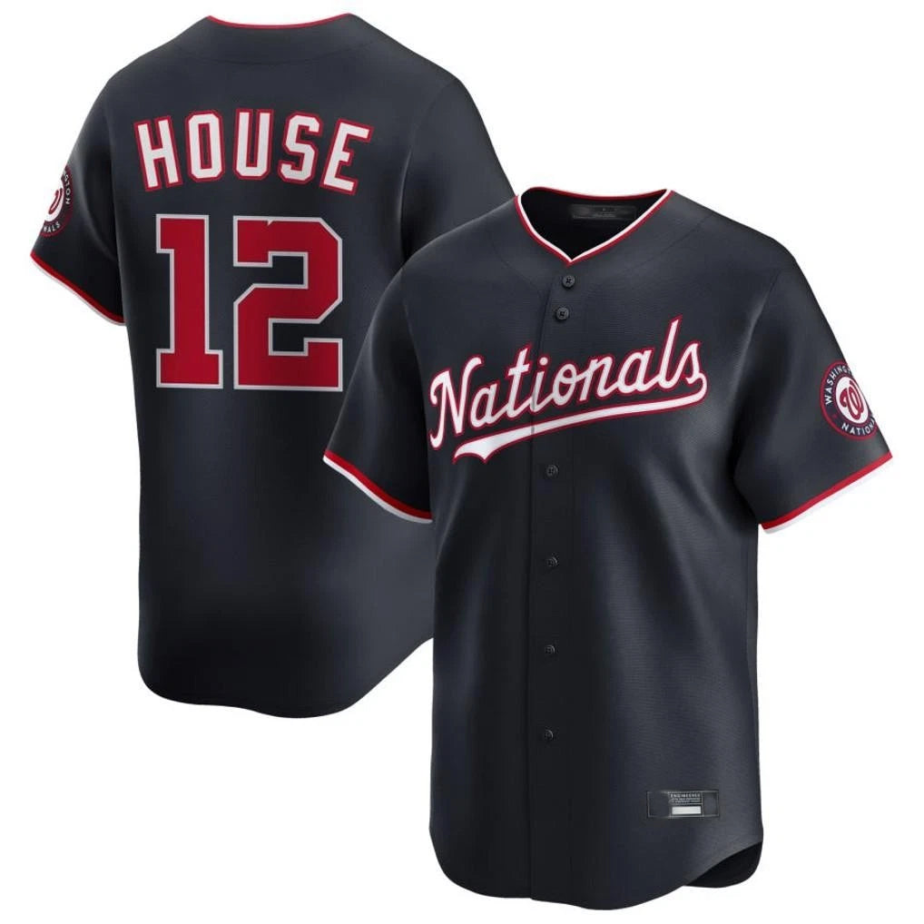 Jamed W.Nationals #12 Brady House Player Navy Alternate Limited Game Stitched Jerseys