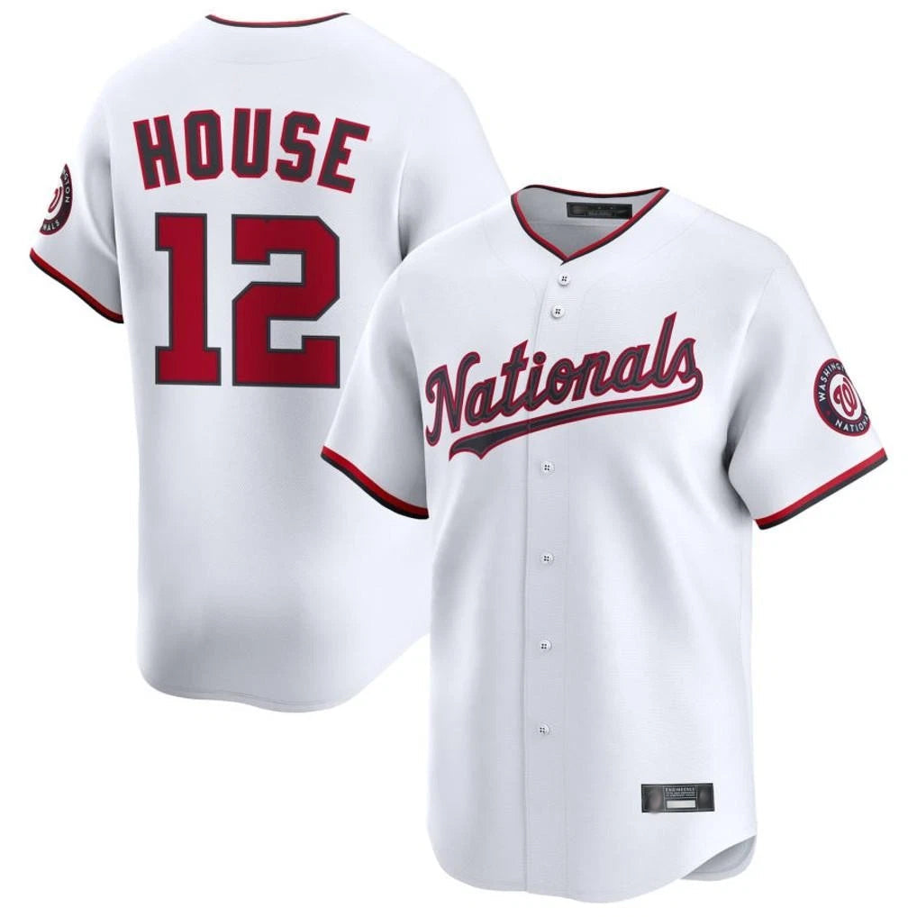 Jamed W.Nationals #12 Brady House Player White Alternate Limited Game Stitched Jerseys