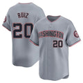 Jamed W.Nationals #20 Keibert Ruiz Player Gray City Connect Elite Alternate Stitched Jerseys