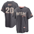 Jamed W.Nationals #20 Keibert Ruiz Player Gray City Connect Stitched Jerseys