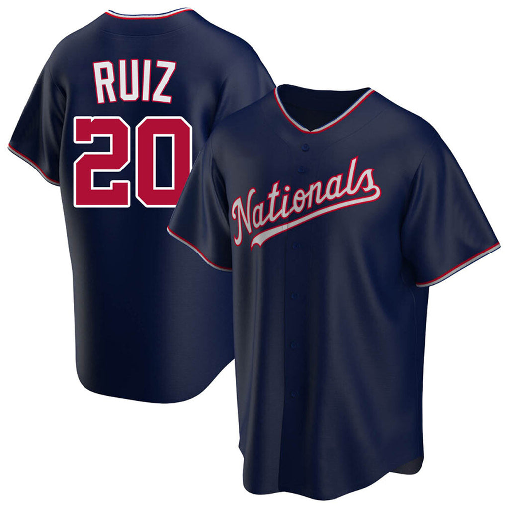 Jamed W.Nationals #20 Keibert Ruiz Player Navy Replica Game Stitched Jerseys