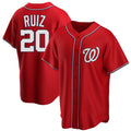 Jamed W.Nationals #20 Keibert Ruiz Player Red Home Alternate Replica Jerseys