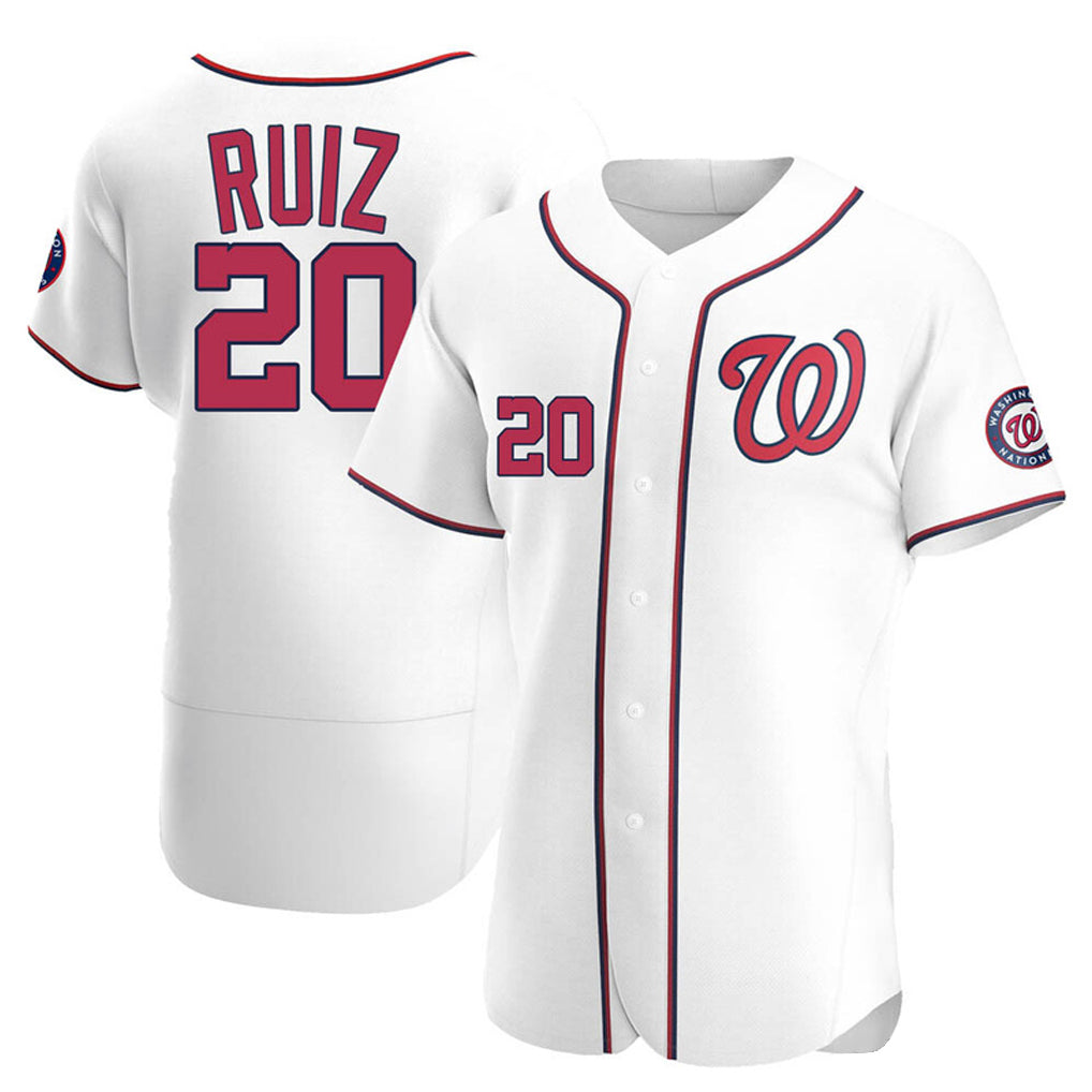 Jamed W.Nationals #20 Keibert Ruiz Player White Elite Home Stitched Jerseys