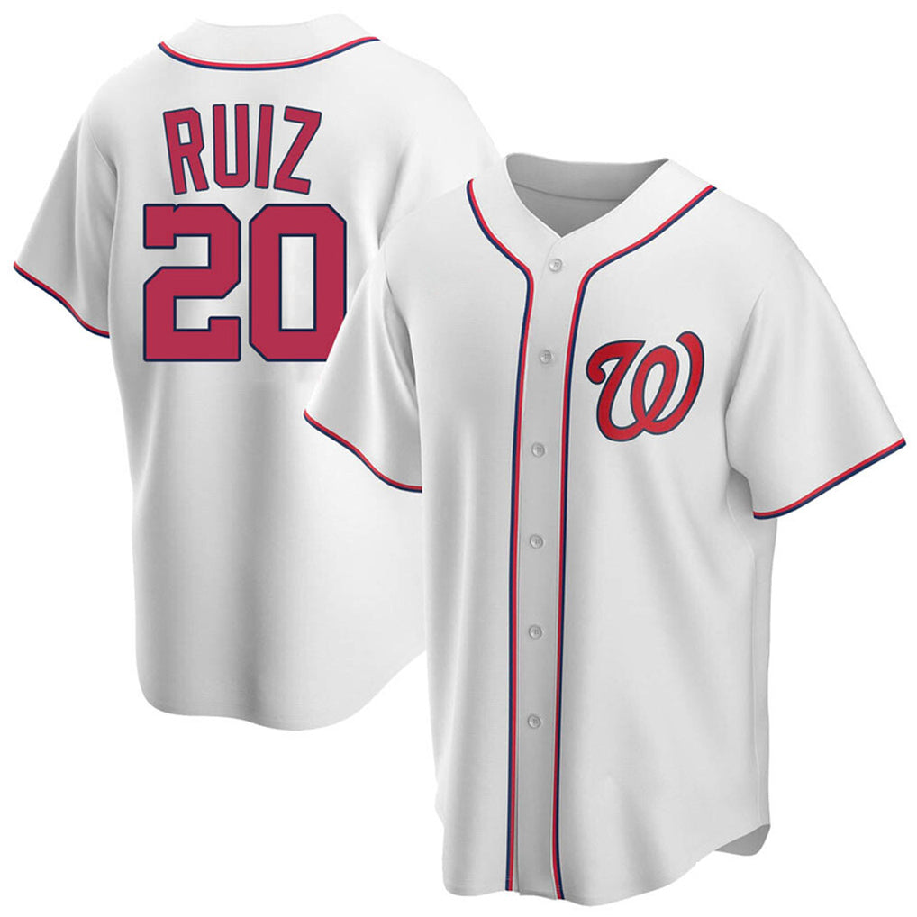 Jamed W.Nationals #20 Keibert Ruiz Player White Game Stitched Jerseys