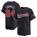 Jamed W.Nationals #24 Cade Cavalli Player Navy Alternate Limited Replica Jerseys