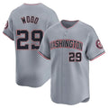 Jamed W.Nationals #29 James Wood Player Gray City Connect Limited Alternate Stitched Jerseys