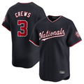 Jamed W.Nationals #3 Dylan Crews Player Navy Limited Stitched Jerseys