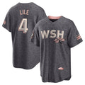 Jamed W.Nationals #4 Daylen Lile Player Charcoal City Connect Limited Stitched Jerseys