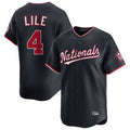 Jamed W.Nationals #4 Daylen Lile Player Navy Alternate Limited Replica Stitched Jerseys
