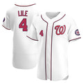 Jamed W.Nationals #4 Daylen Lile Player White Alternate Elite Stitched Jerseys