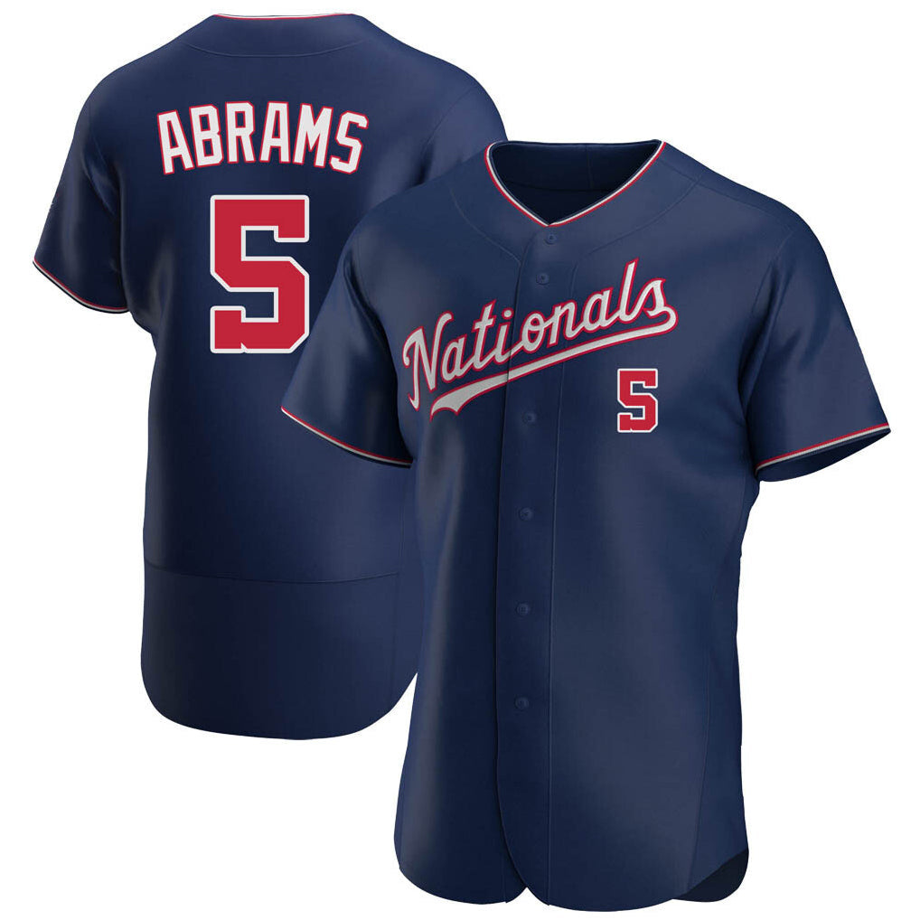 Jamed W.Nationals #5 CJ Abrams Player Navy Alternate Elite Stitched Jerseys