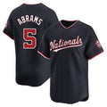 Jamed W.Nationals #5 CJ Abrams Player Navy Blue Replica Stitched Jerseys