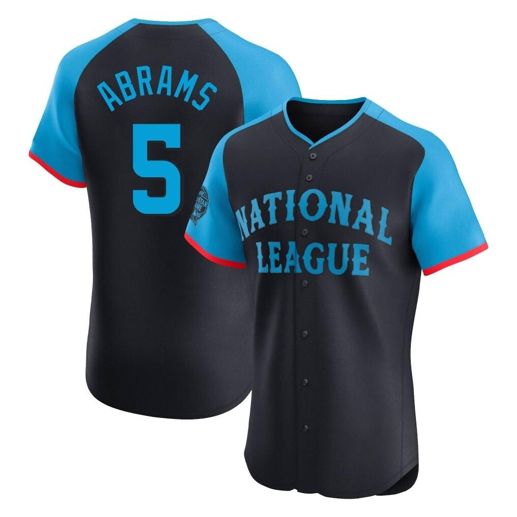 Jamed W.Nationals #5 CJ Abrams Player Navy Elite National League All-Star Game Stitched Jerseys
