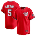 Jamed W.Nationals #5 CJ Abrams Player Red Limited Stitched Jerseys