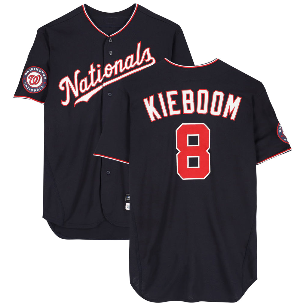 Jamed W.Nationals #8 Carter Kieboom Player Navy Home Game Stitched Jerseys