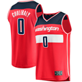 Jamed W.Wizards #0 Bilal Coulibaly Red Fast Break Replica Jerseys - Icon Edition