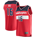 Jamed W.Wizards #16 Anthony Gill Red Fast Break Replica Jerseys - Icon Edition