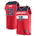 Jamed W.Wizards #20 Alexandre Sarr Red Fast Break Replica Player Jerseys - Icon Edition