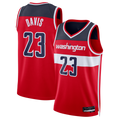 Jamed W.Wizards #23 Anthony Davis Red Swingman Jerseys - Icon Edition