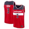 Jamed W.Wizards #3 Trae Young Red Fast Break Jerseys - Icon Edition
