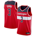 Jamed W.Wizards #3 Trae Young Red Swingman Jerseys - Icon Edition