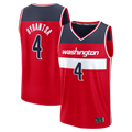 Jamed W.Wizards #4 AJ Dybantsa Red 2026 Draft First Round Pick Fast Break Jersey s- Icon Edition