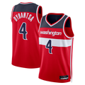 Jamed W.Wizards #4 AJ Dybantsa Red 2026 Draft Swingman Jerseys - Icon Edition