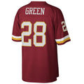 Jamed Washington Football Team #28 Darrell Green Mitchell & Ness Burgundy Legacy Replica Stitched Jerseys