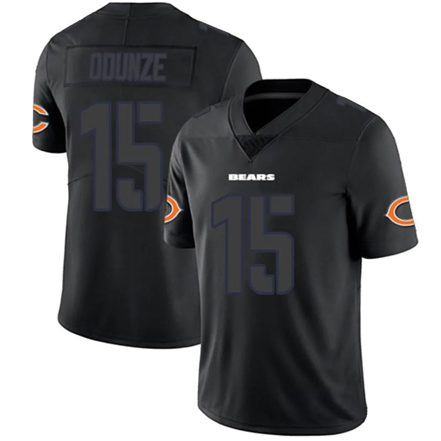 Jamed C.Bears #15 Rome Odunze Player Legend Limited Black Game Stitched Jerseys